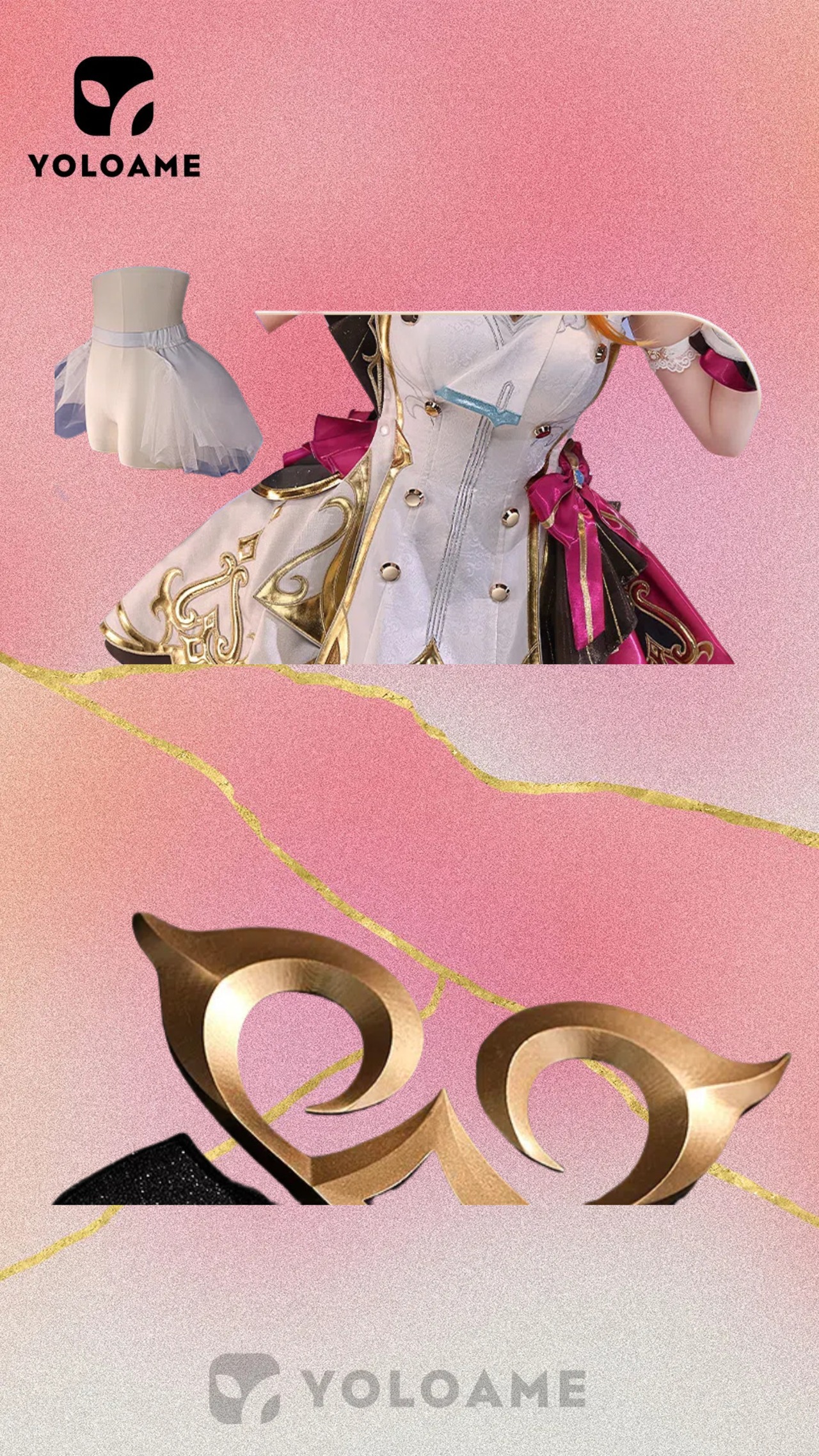 原神 三分妄想 エスコフィエ コスプレ衣装