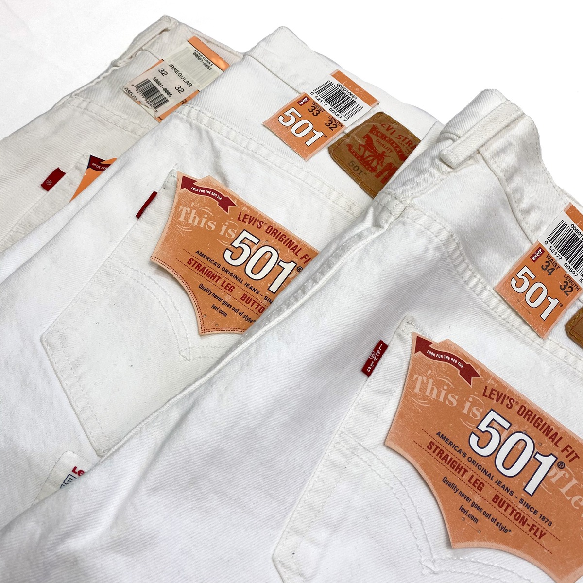 Levi's 501 Original Fit Jeans IRREGULAR "DEADSTOCK" / リーバイス デニム ジーンズ イレギュラー  デッドストック 古着 | WhiteHeadEagle