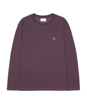 [SAN SAN GEAR] LOGO LONG SLEEVE Wine 正規品 韓国ブランド 韓国通販 韓国代行 韓国ファッション sansan san san sansangear サンサンギア