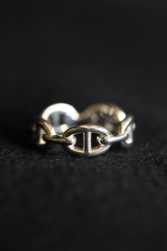 IORI／"HERMES" ring／chaine dancre enchainee PM