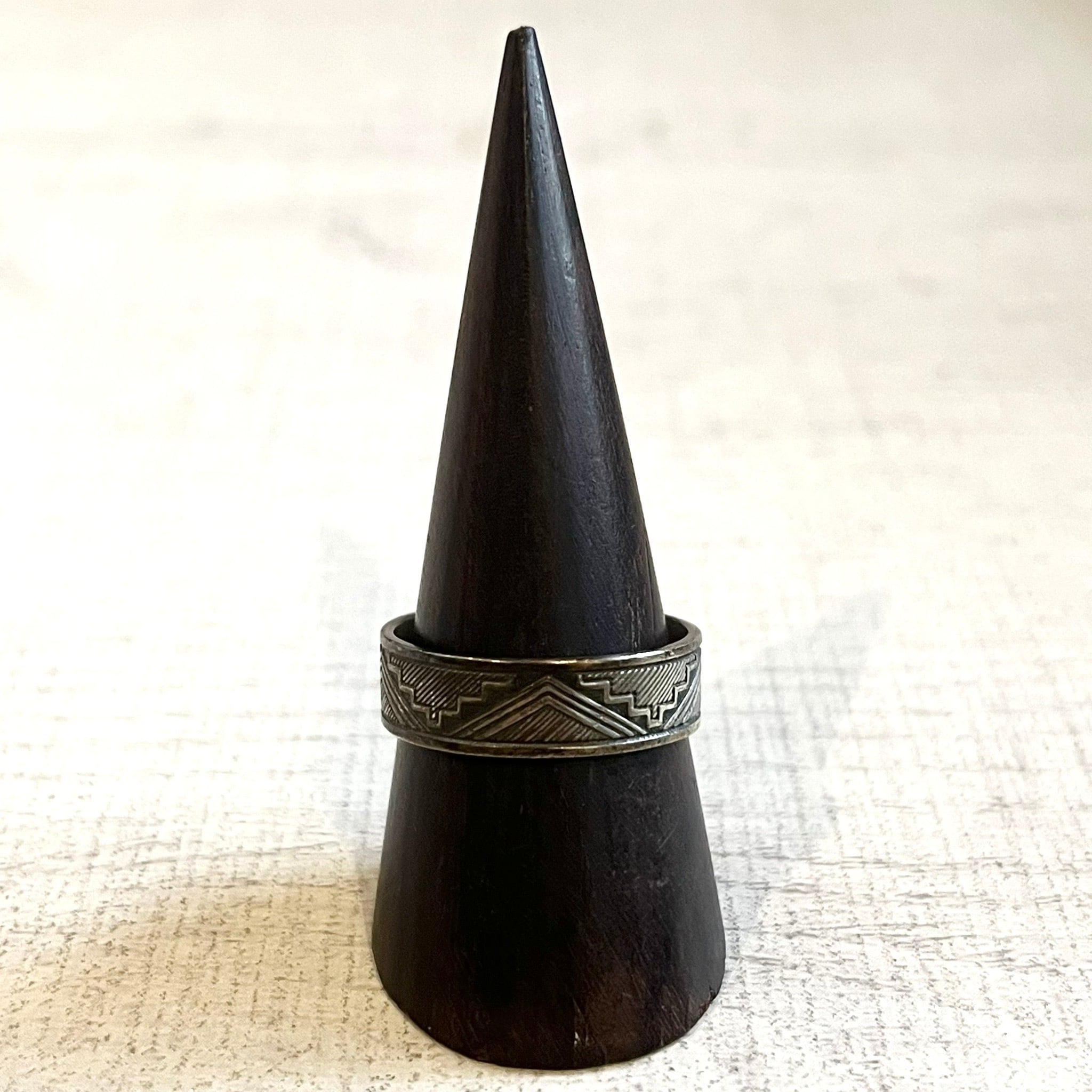 NATIVE PATTERN RING-SILVER925-ネイティブリング NATIVE GEOMETRIC PATTERN RING -SILVER925- ネイティブリング