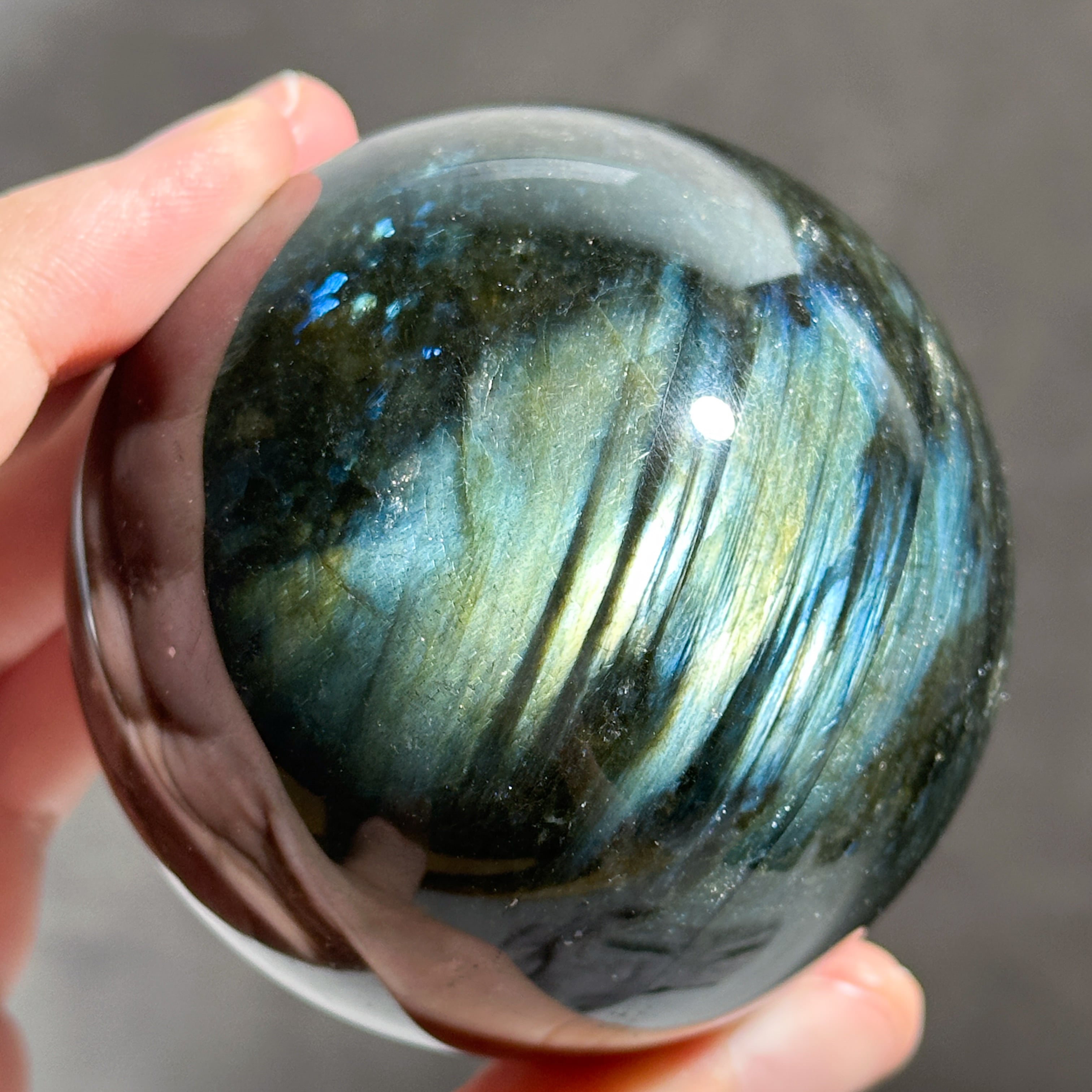 Bigラブラドライト スフィア 93◇ Labradorite ◇天然石・鉱物