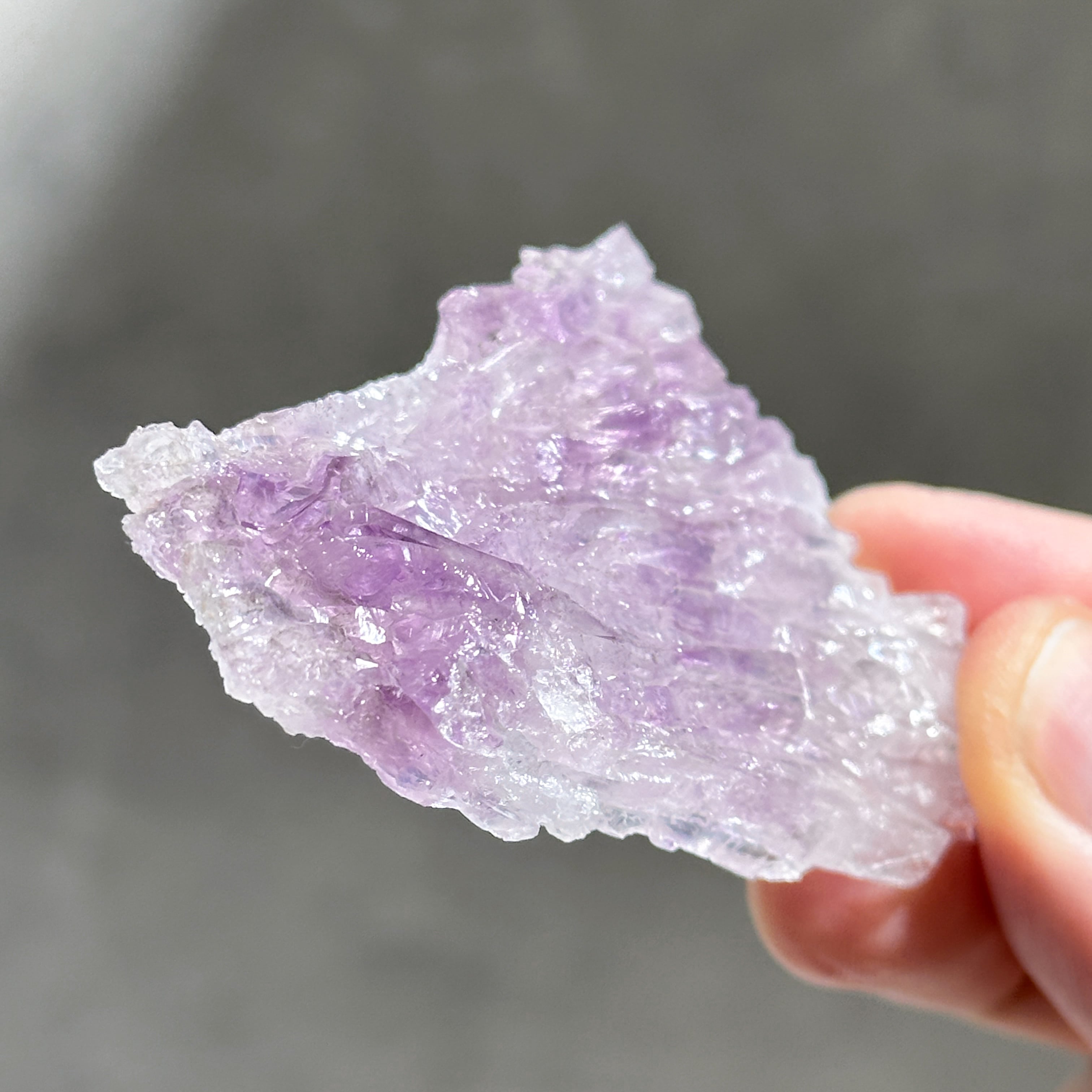 フラワーアメジスト プレート風 22◇ Flower Amethyst ◇天然石・鉱物