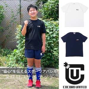 ユニットくんココロちゃん 刺繍 Tシャツ メンズ・レディース・キッズ 綿 トップス カットソー 半袖 ワンポイント キャラクター おしゃれ カジュアル かわいい お出かけ 部屋着 通勤 通学 通園 部活 ラグビー スポーツ ファッション