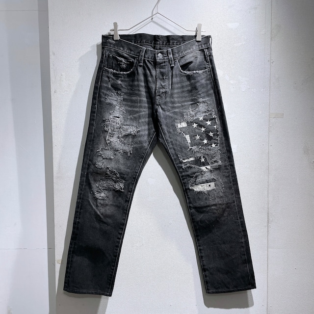 ” Denim & Supply Ralph Lauren ” Special Rag processing  Denim pants