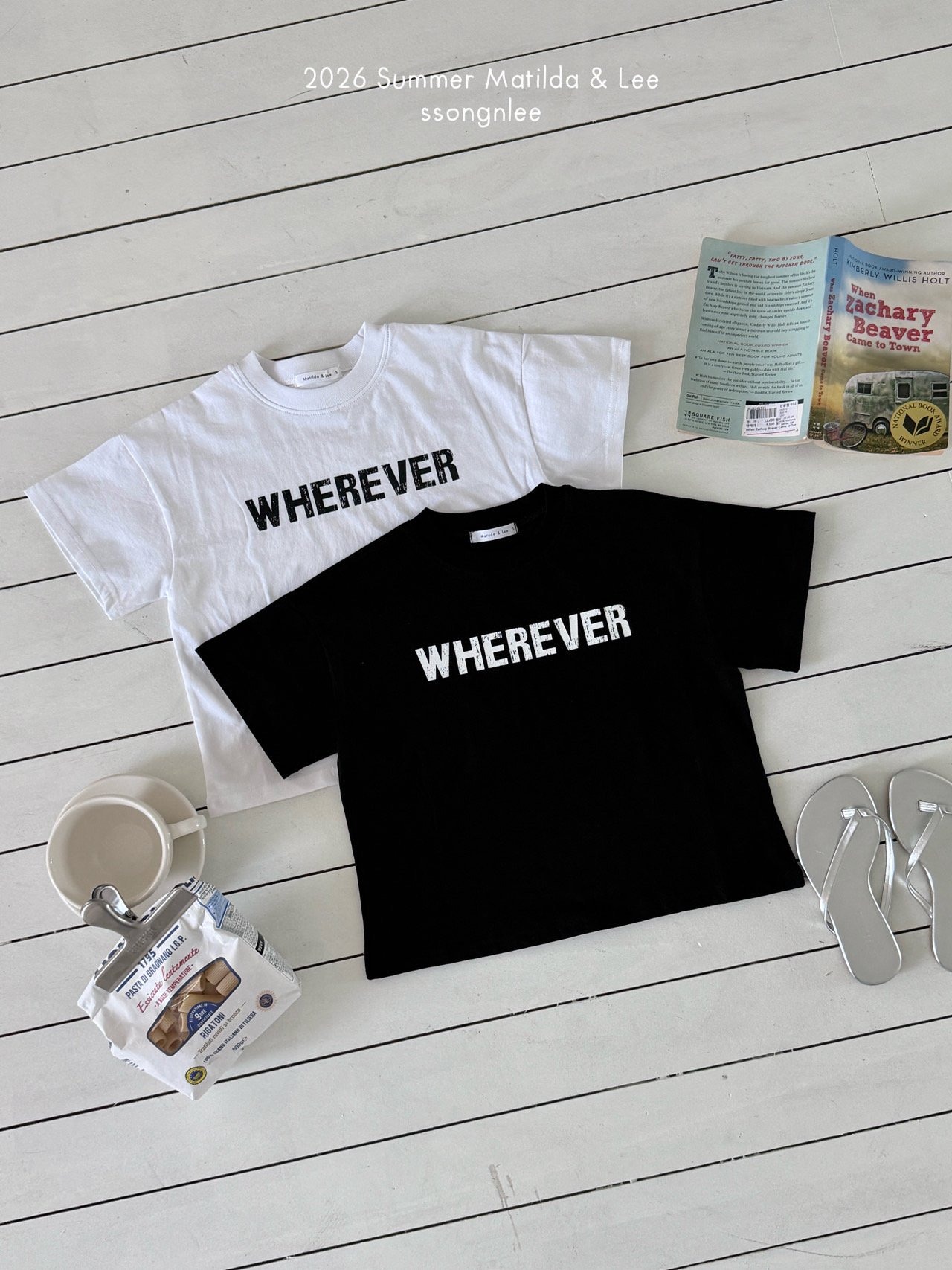 [Matilda&Lee] Add Wear Vintage Tee (15/17/19) / [마틸다앤리] 웨어빈티지티추가 (15/17/19)
