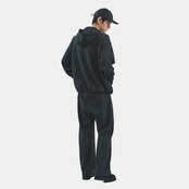 meanswhile UNEVEN FABRIC WIDE SLACKS