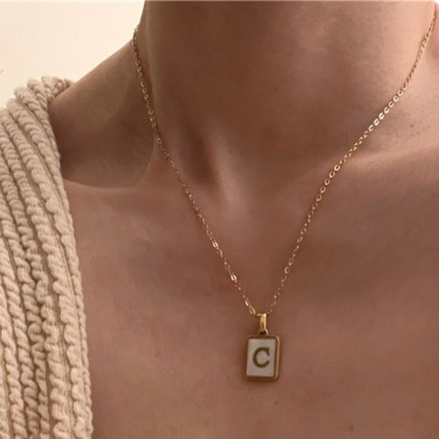 316L shell plate necklace