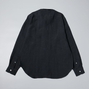 ( SUMI-BLACK ) CHIEF OFFICER LINEN SHIRTS
