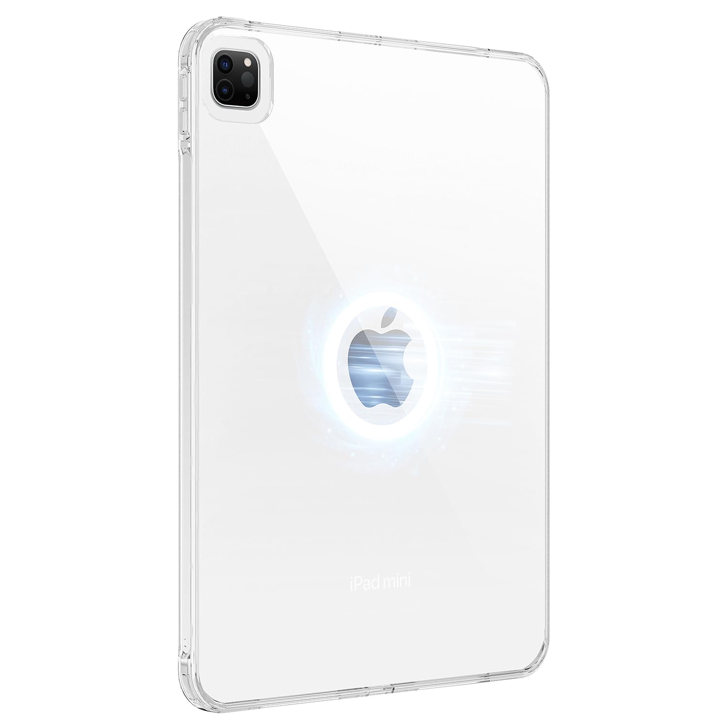 iPad Pro 11インチ ケース(M5/M4、2025/2024)ケースMagSafe対応 マグネット搭載 Pencilホルダー付き 着脱簡単 キラキラかわいい スリムカバー 子供や女の子向け 光沢のあるクリアバックシェルiPad Pro M4 /M5透明 耐衝撃(クリア)