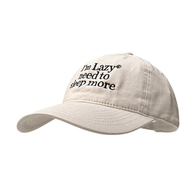 lettering embroidered cap　レタリング刺繍キャップ　J1943