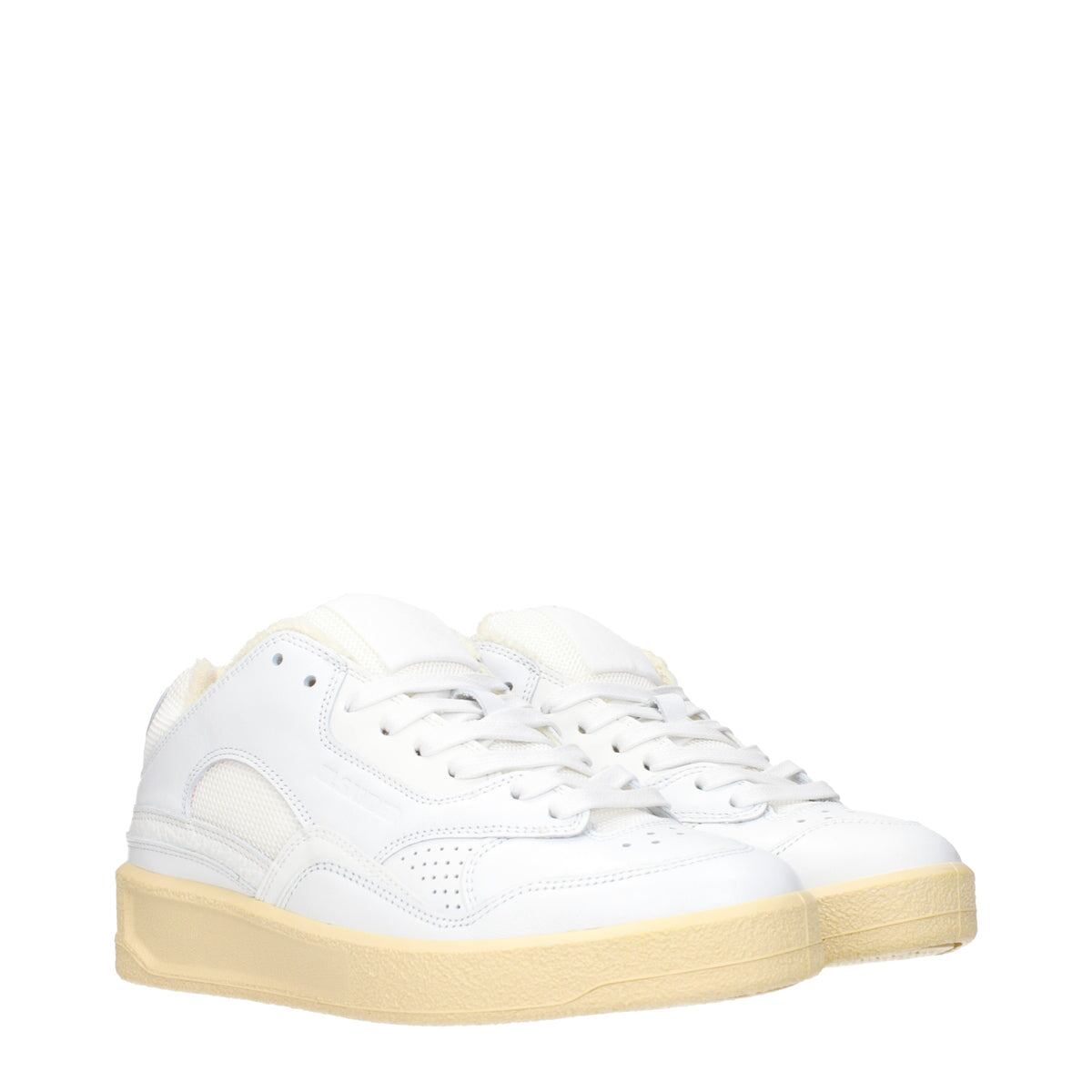 【新品】JIL SANDER ジルサンダー レディース スニーカー レザー ホワイト WS0006P4869TESSUTO100