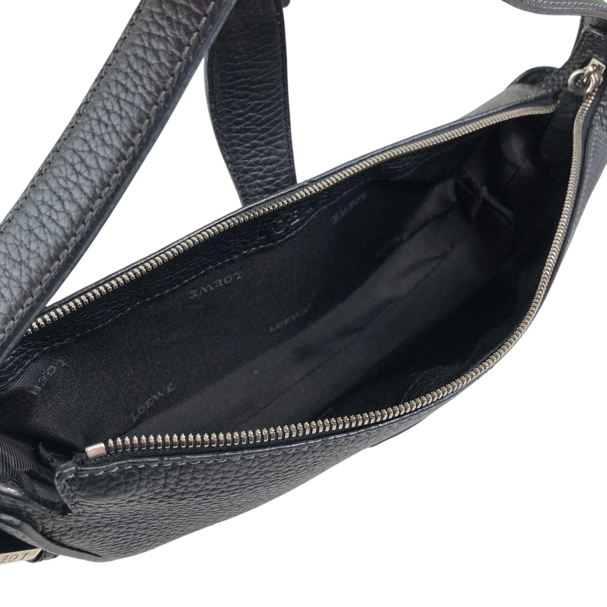 LOEWE ロエベ ハンドバッグ ブラック レザー センダ vintage