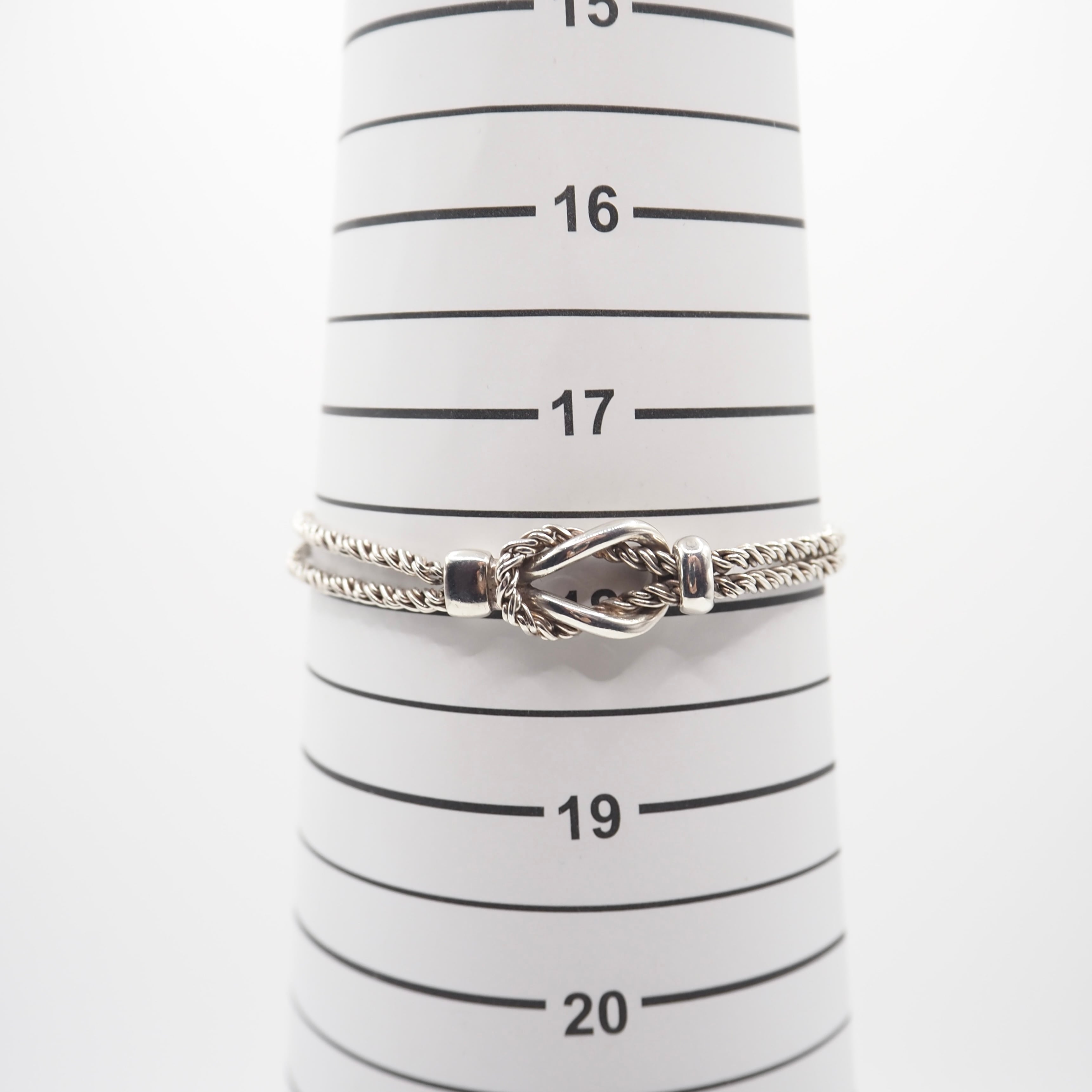 Tiffany&Co. ダブルロープ ブレスレット シルバー925 ティファニー