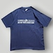 【USA製】90s Hanes ヘインズ 半袖 Tシャツ Tee クルーネック メンズ XL 紺/NAVY アメリカ製 ロゴ プリント