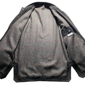vintage NINA RICCI “Monsieur” leather coverall jacket