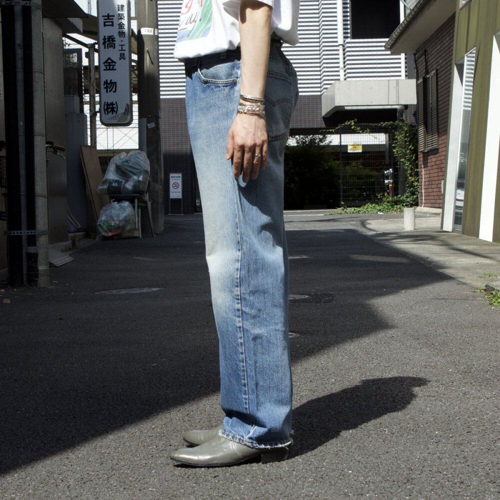Levis 502] Vintage denim pants [40502-0215 Orange Tab] [1980s-USA