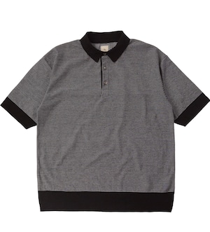 18GG KNIT POLO / 18GGニットポロシャツ (BLACK)