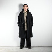 山内 / ウォッシュドウールリネンツイル・トレンチコートコーディネート