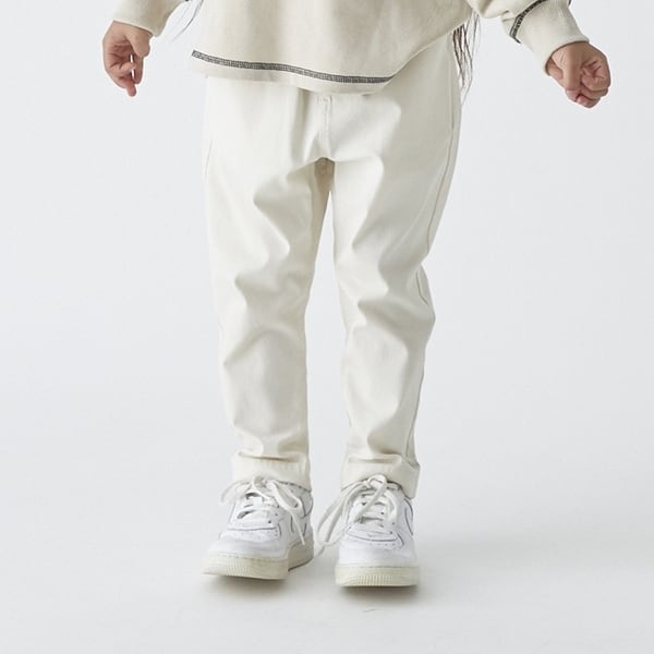 fov Tapered Slim Pants【90-160cm】Ivory