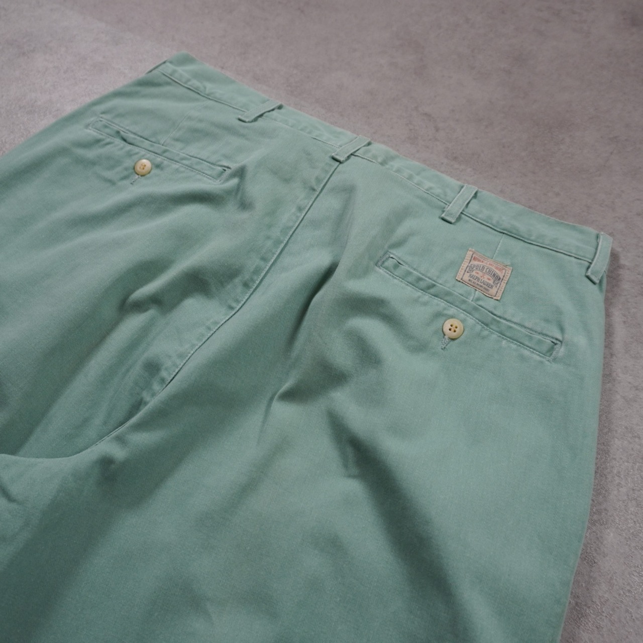90s 初期型 USA製 Polo by Ralph Lauren POLO CHINO "mint" W32L32相当 古着 - 7
