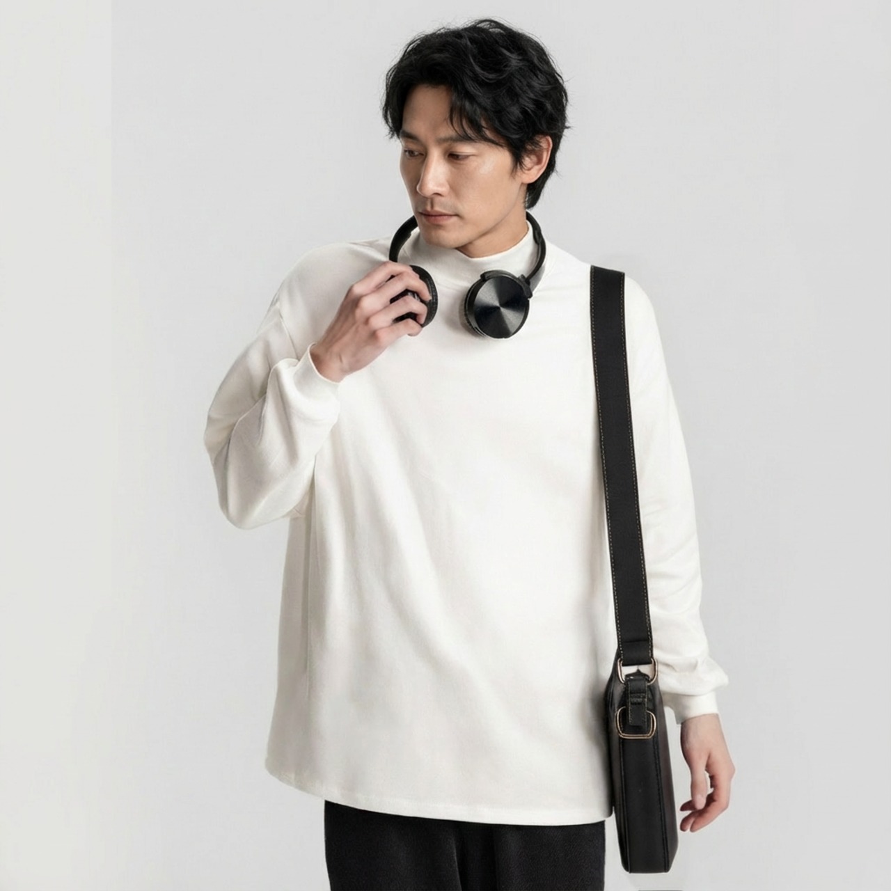 モックネックリラックスカットソー　TB1749・画像7