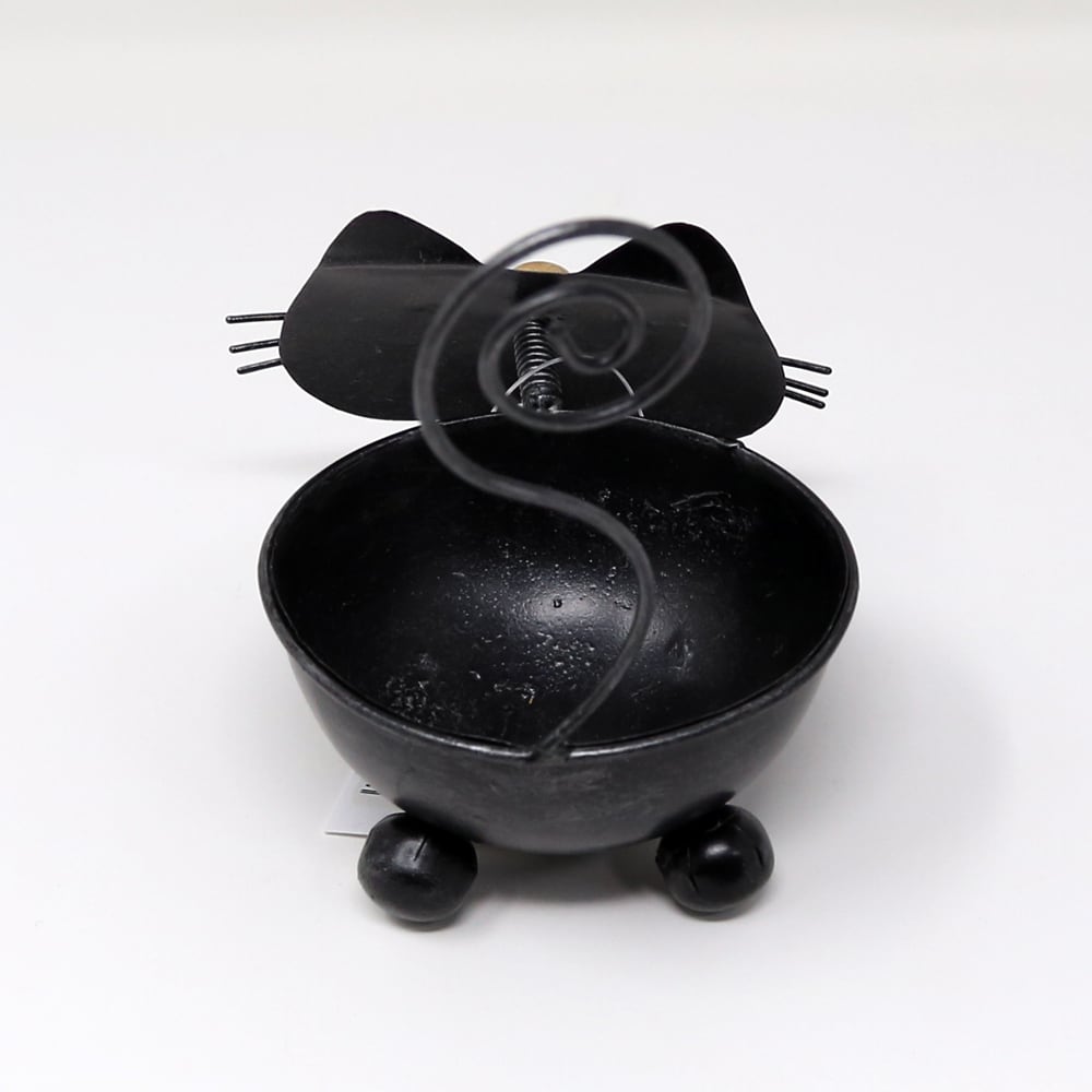 猫アクセサリートレイ(おとぼけクロネコ) | マスノヤ衣料品店