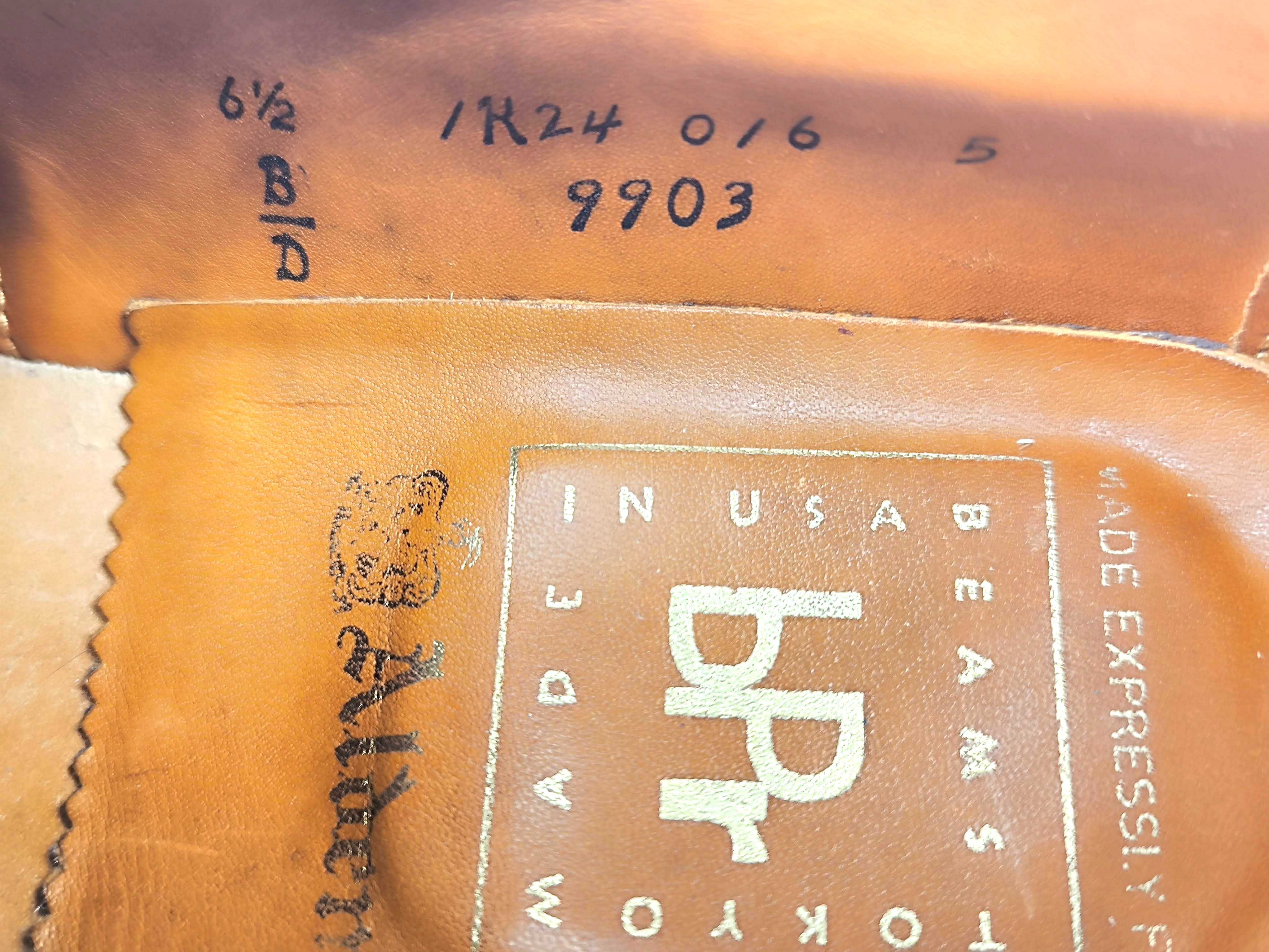 ☆定価22万円・極上品☆ オールデン 「9903」 コードバン プレーントゥ