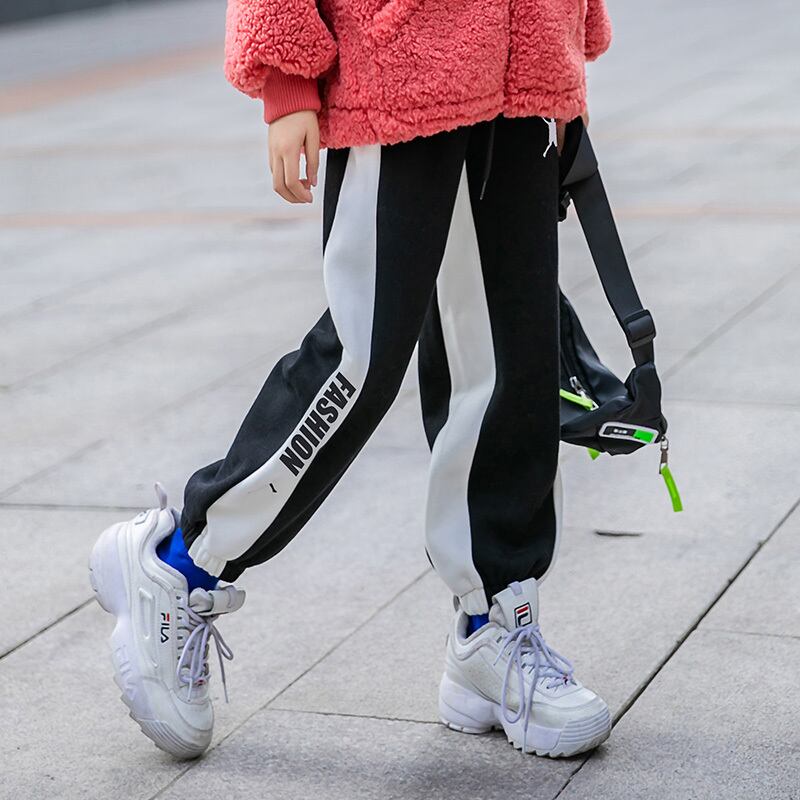 パンツ ベルベットオータムウィンタールーズカジュアルロング 秋物 冬物 トレンディボーイ51162019748