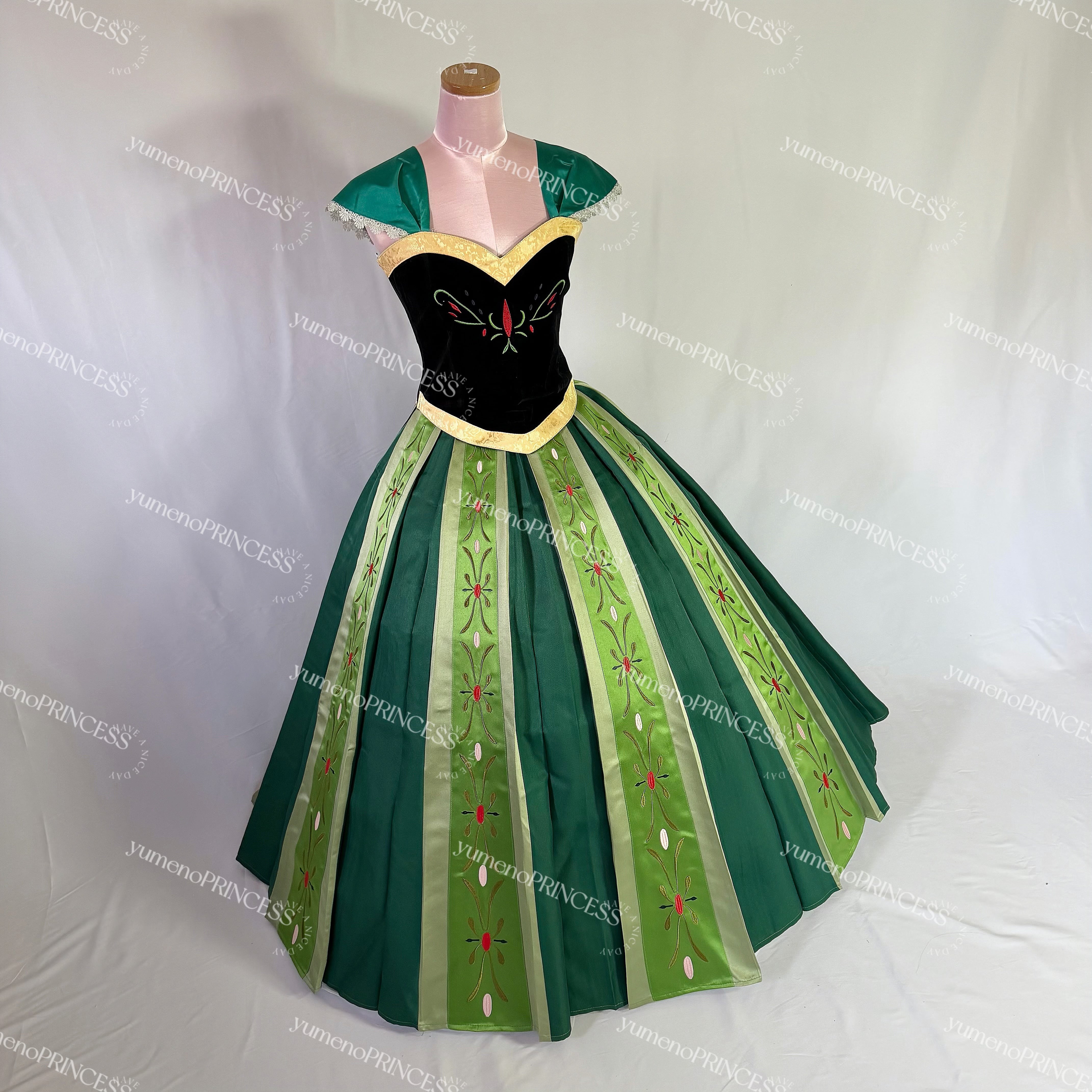 dハロ アナ雪 載冠式ドレス オーダーメイド衣装 | yumenoPRINCESS