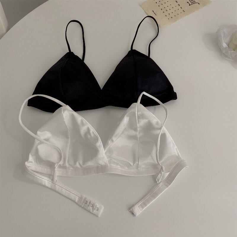 スチールリングキャミソールなしのセクシーな夏のブラジャー、胸に下着を巻いて、ジャケットと短いベースシャツを着ています ブラックストロベリース84098454995