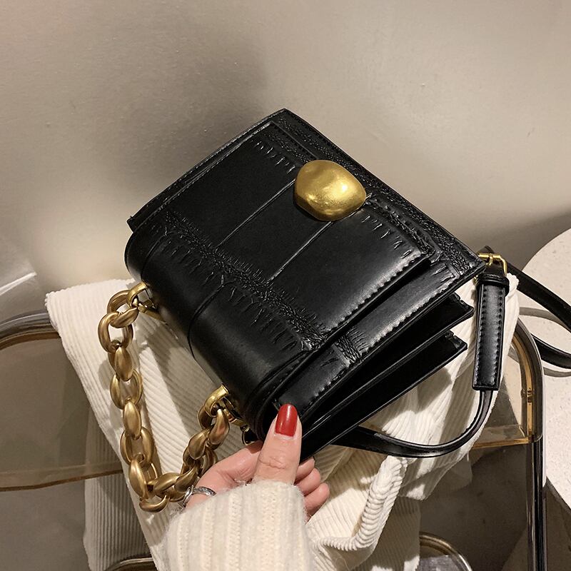 スタイルオータムウィンタースタンダードレッド レトロ 秋物 冬物 スクウェア 手作りハンドバック30098091887