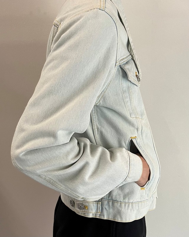 【2017/AW BALENCIAGA】deformed collar denim jacket