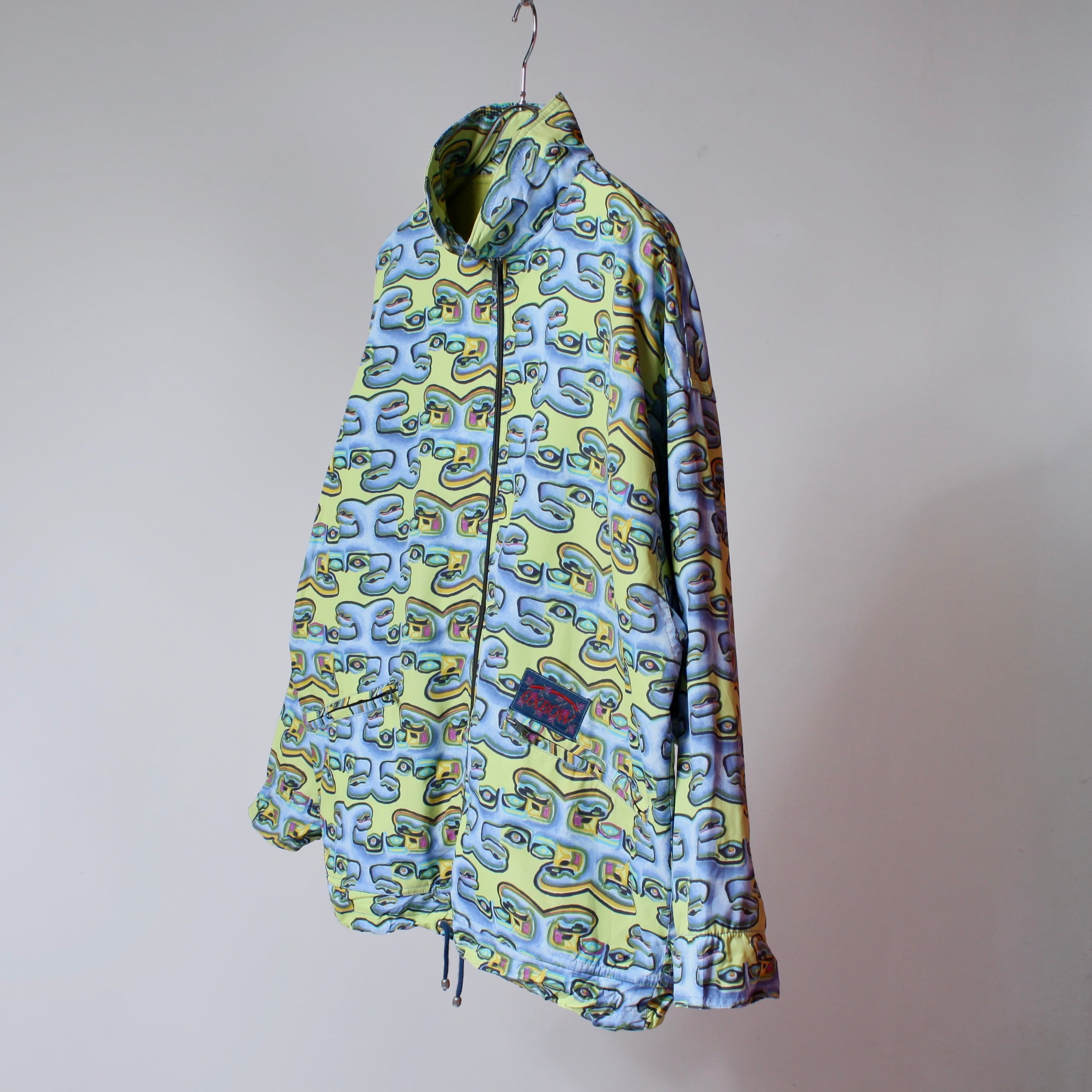 0911. 1990's OXBOW Printed wind coat Made in France 90s 90年代