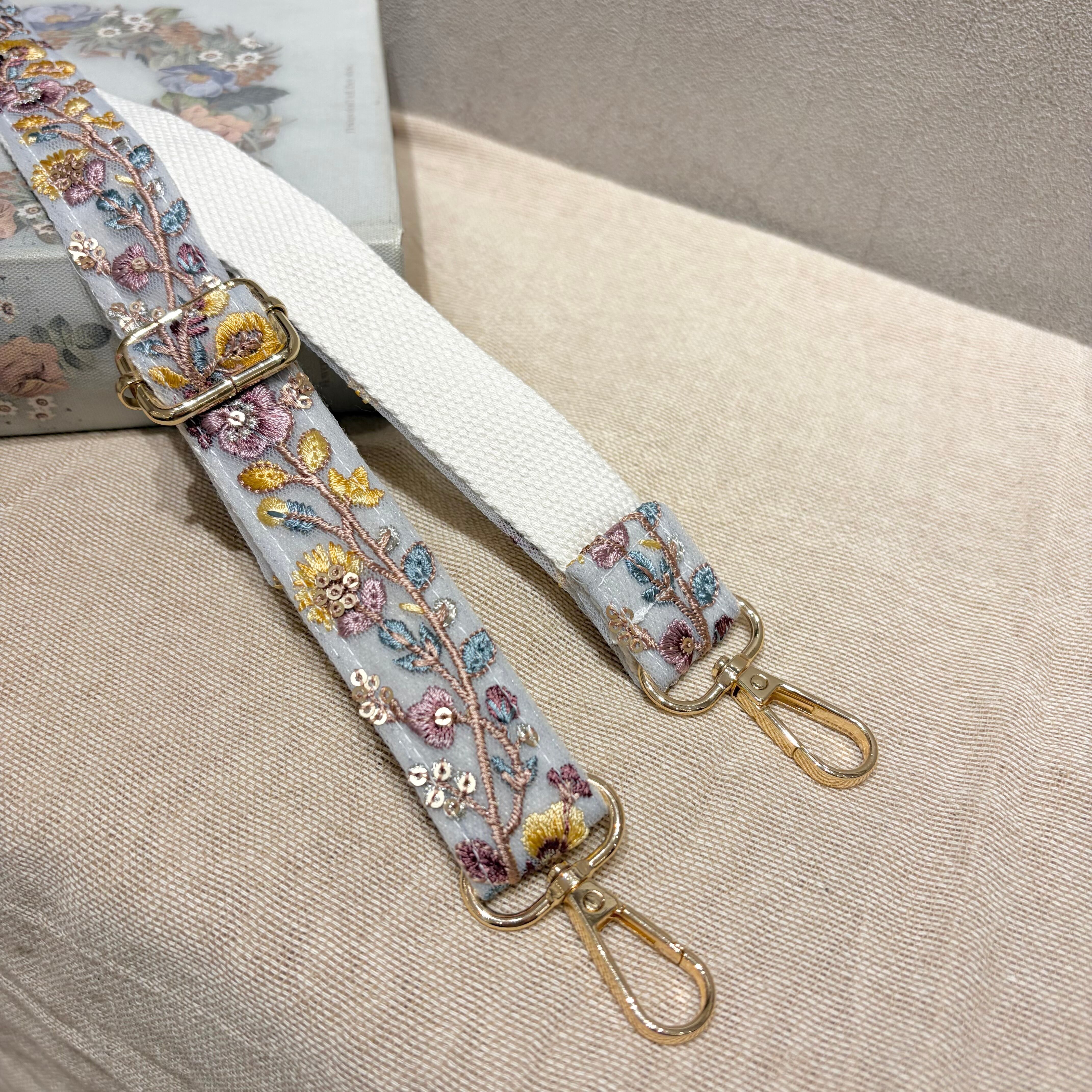 【長さ調整可】インド刺繍 ショルダー(A54-⑧485)25