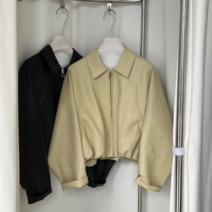 zip-up short jacket　J00533