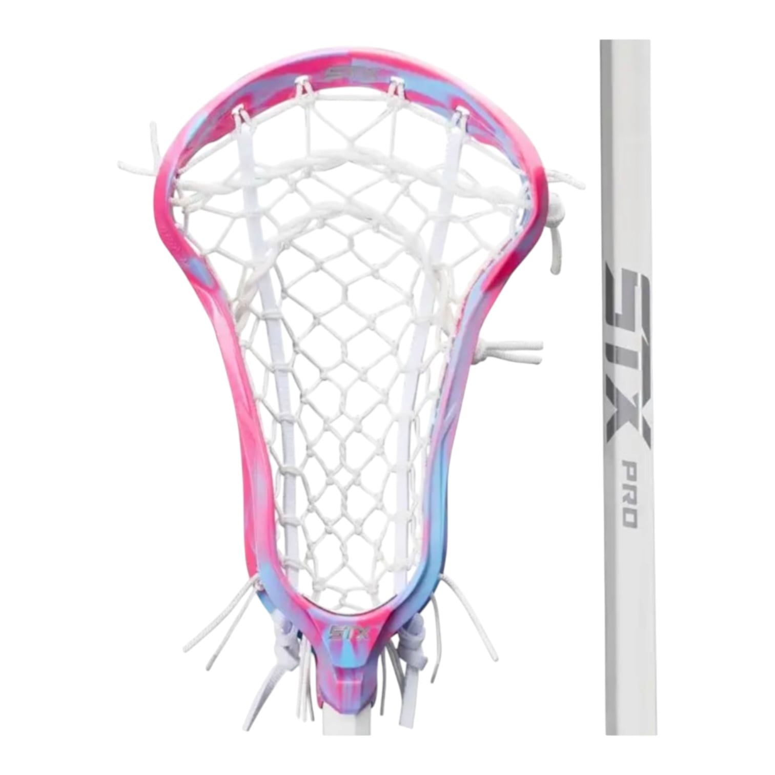 STX Aria Pro M レディース ロックポケット付き ラクロス コンプリートスティック コットンキャンディ