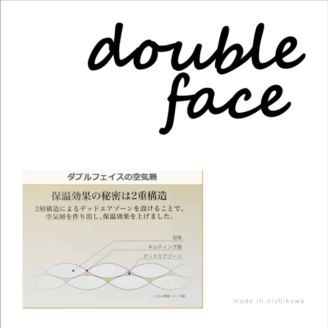 西川の羽毛掛けふとん『専門店限定品』nishikawa