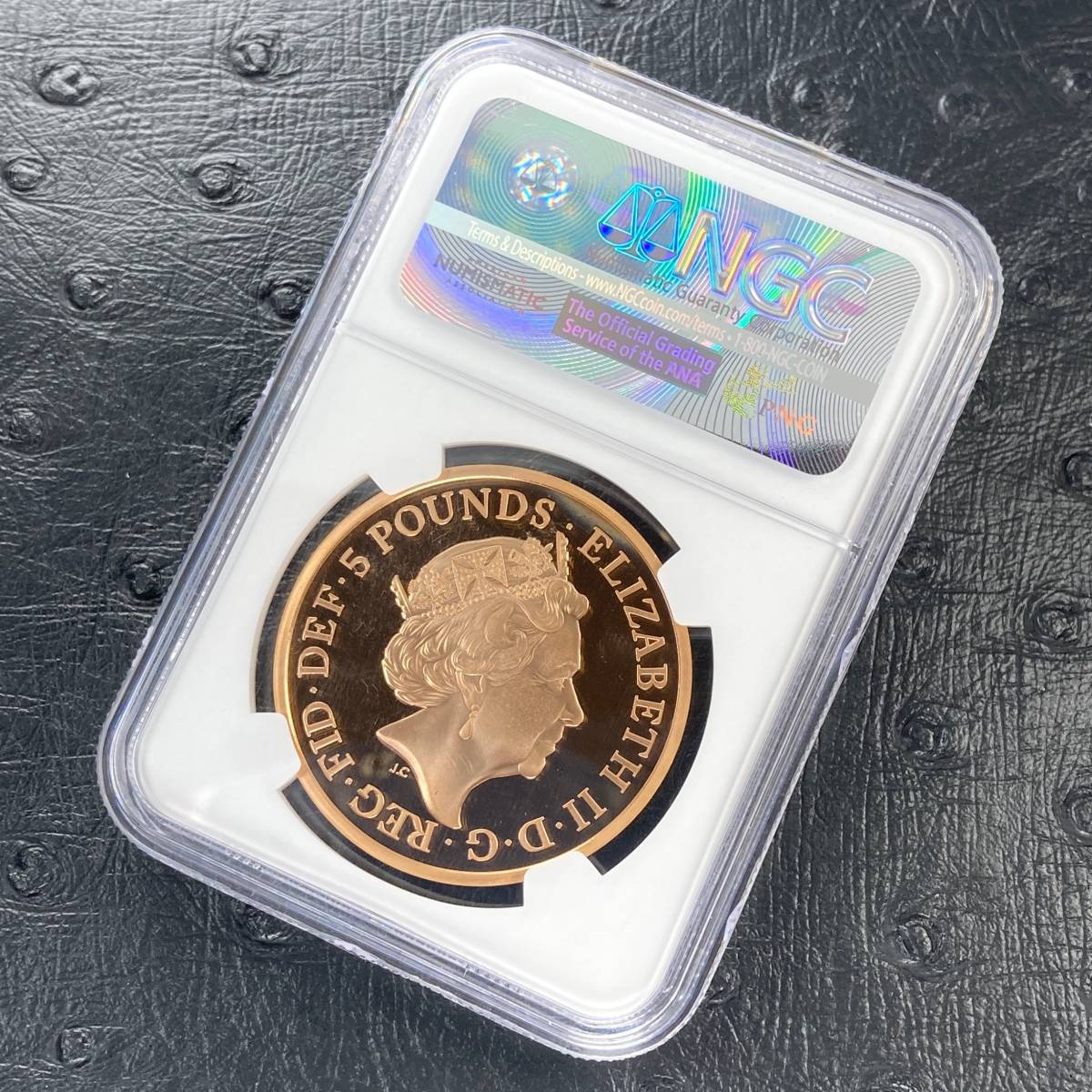 2017 ウィンザー朝100周年記念 1オンス5ポンド銀貨 NGC PF69UC