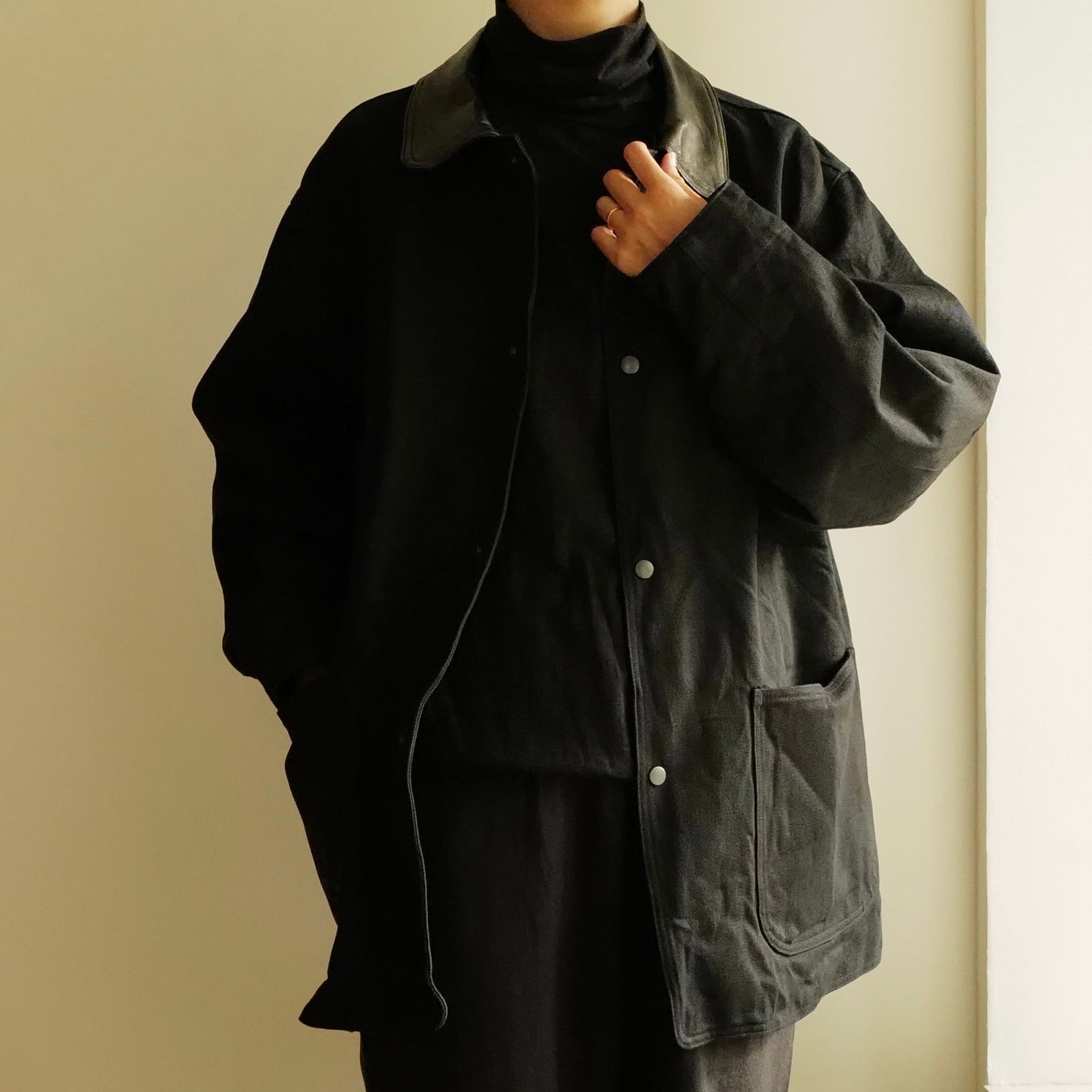 11/3掲載可能）COMOLI ｜デニム/レザーワークジャケット | HJ GALLERY 