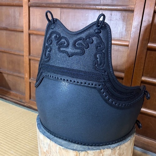 京都昇龍堂製胴台使用　竹胴60本　紺乾漆　クロザン胸　胴単品