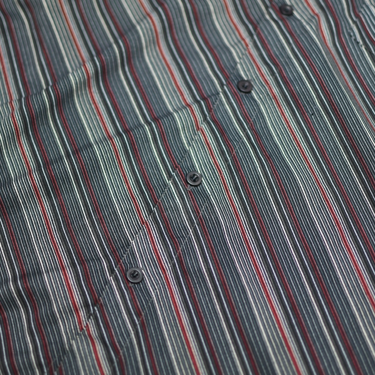 smooth cloth multi diagonal stripe shirt