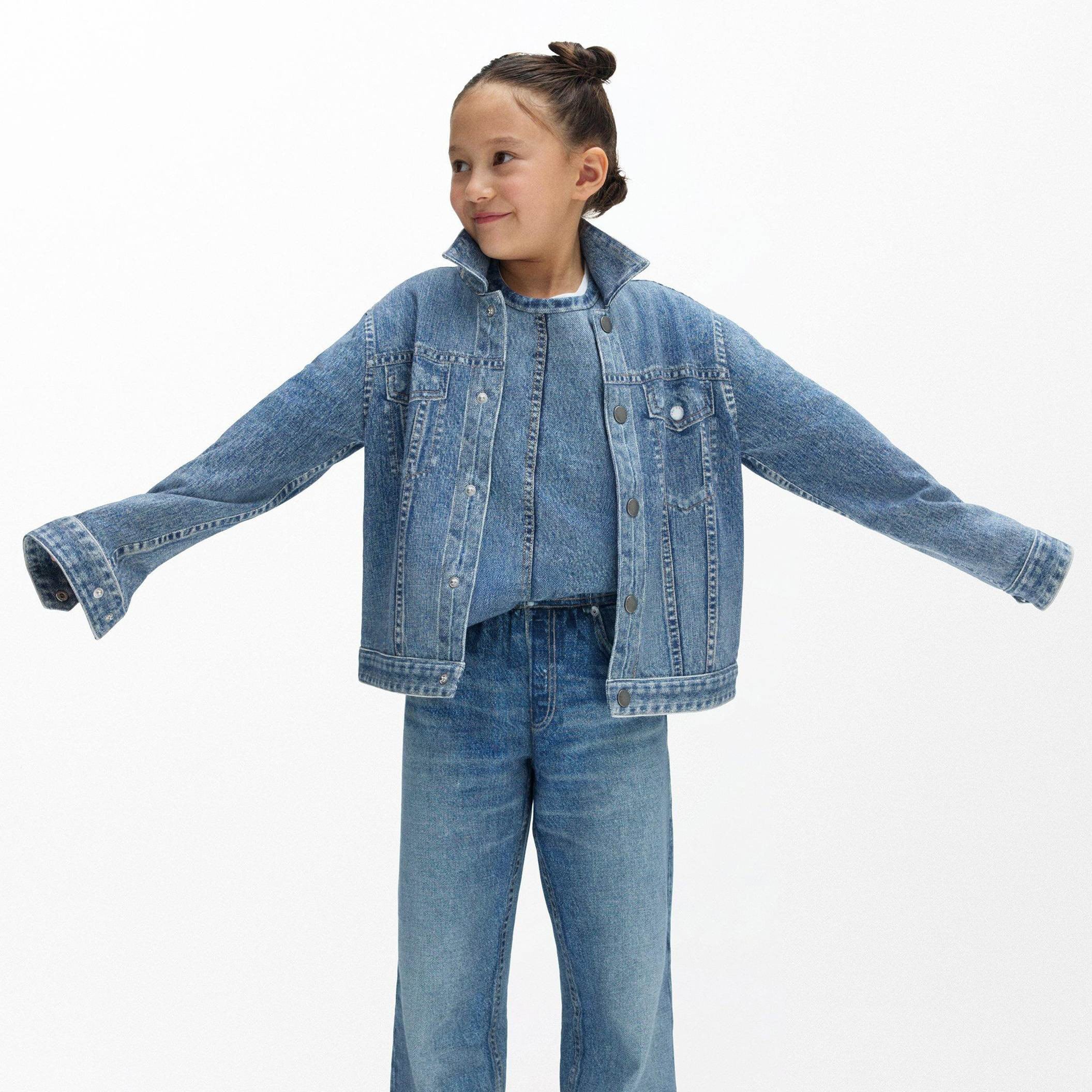 rag&bone MINI MIRAMAR TRUCKER JACKET SCRLT