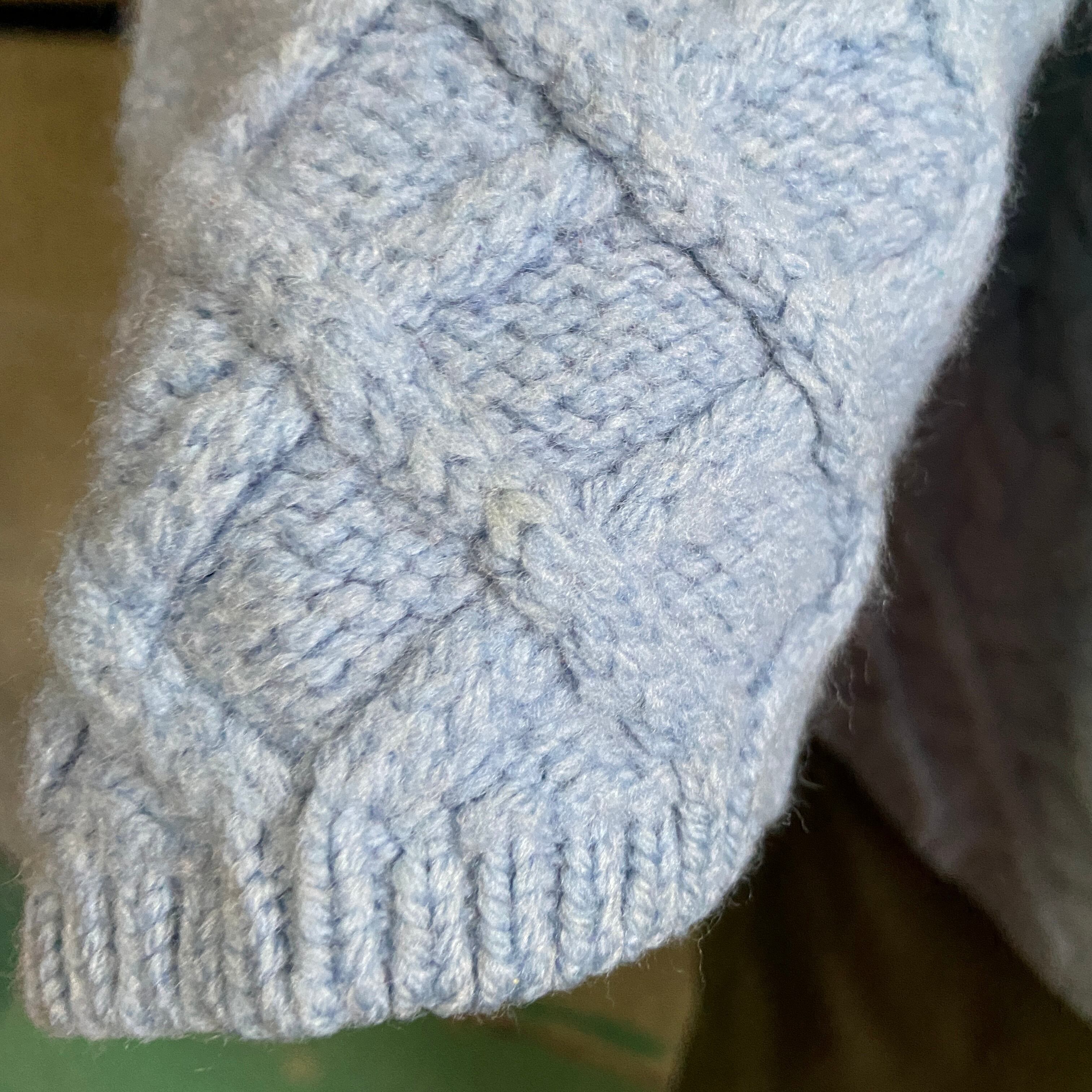 アイルランド製 arancrafts フィッシャーマン アランニットパーカー