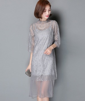 送料無料 未使用 発表会 イベント ワンピース 9号 M [OPN6671]