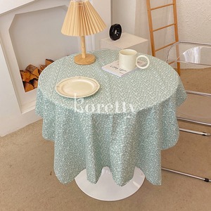 【TABLECLOTH】ブルーフラワー柄テーブルクロス