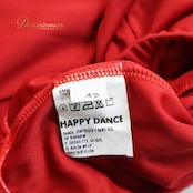 フラメンコ 衣装 HAPPY DANCE ファルダ スカート レッスンウェア レッド系 赤 無地 ストレッチ ダンス パーティ 発表会 レッスン 練習着 ストレッチ素材 ダンス衣装 レディース レッスン用 コスチューム 伸縮