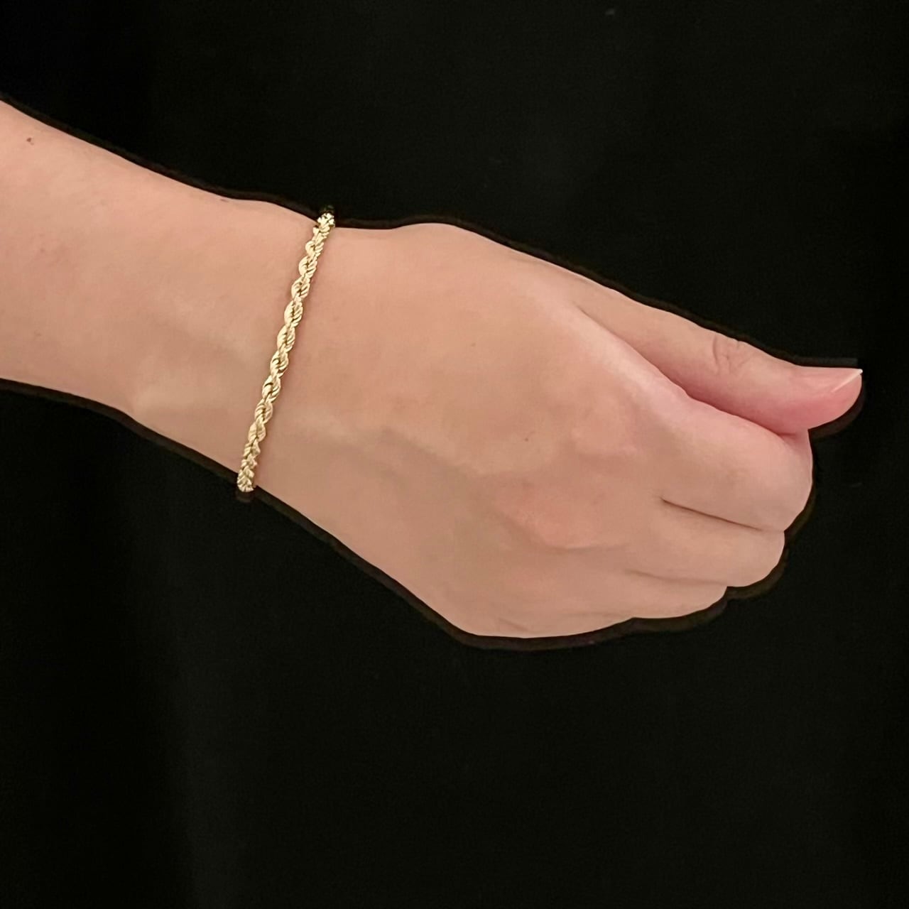 VINTAGE TIFFANY & CO. 14K Gold Twist Rope Bracelet | ヴィンテージ