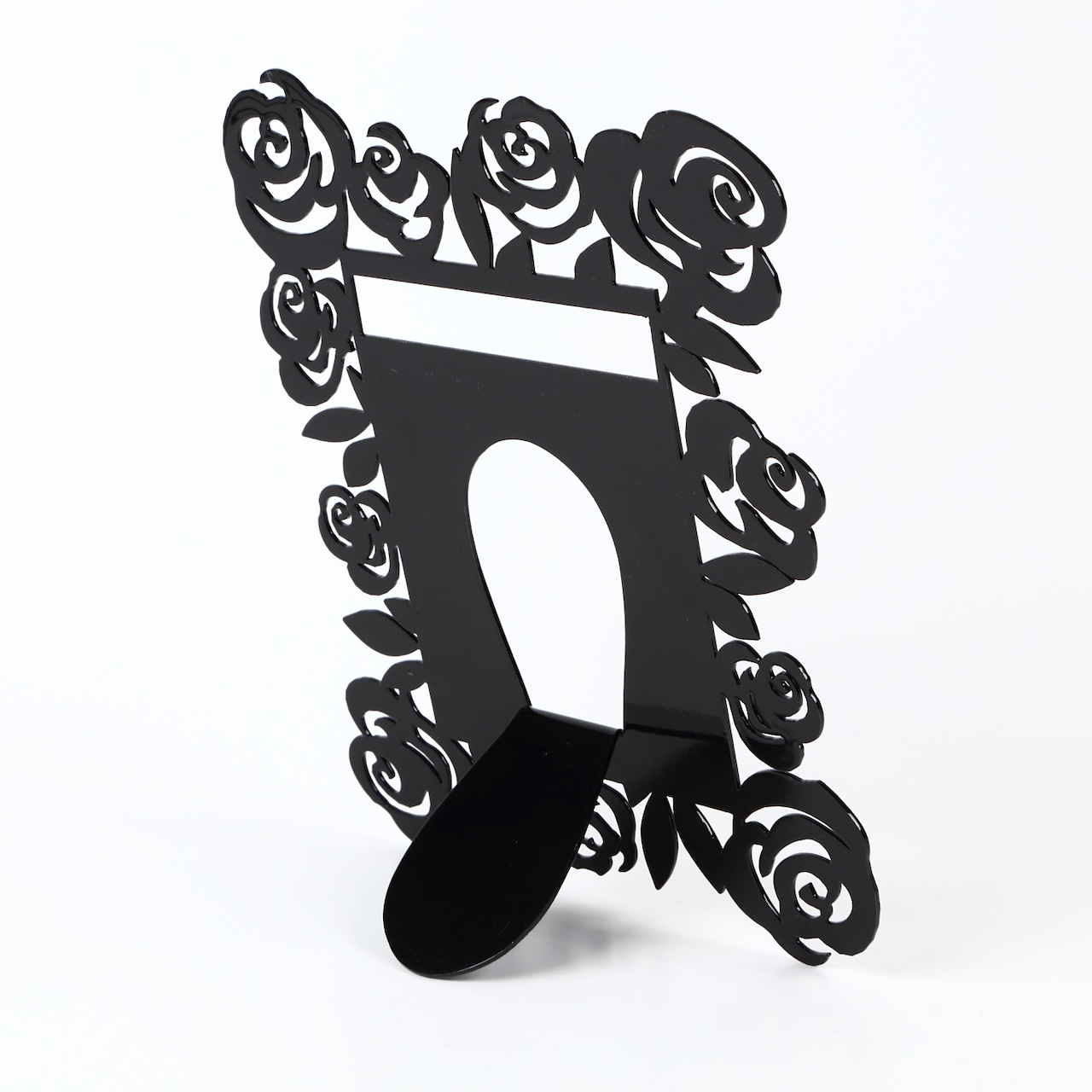 Arti e Mestieri フォトフレーム（ブラック）小 ブラック 薔薇 花 バラ 216-02