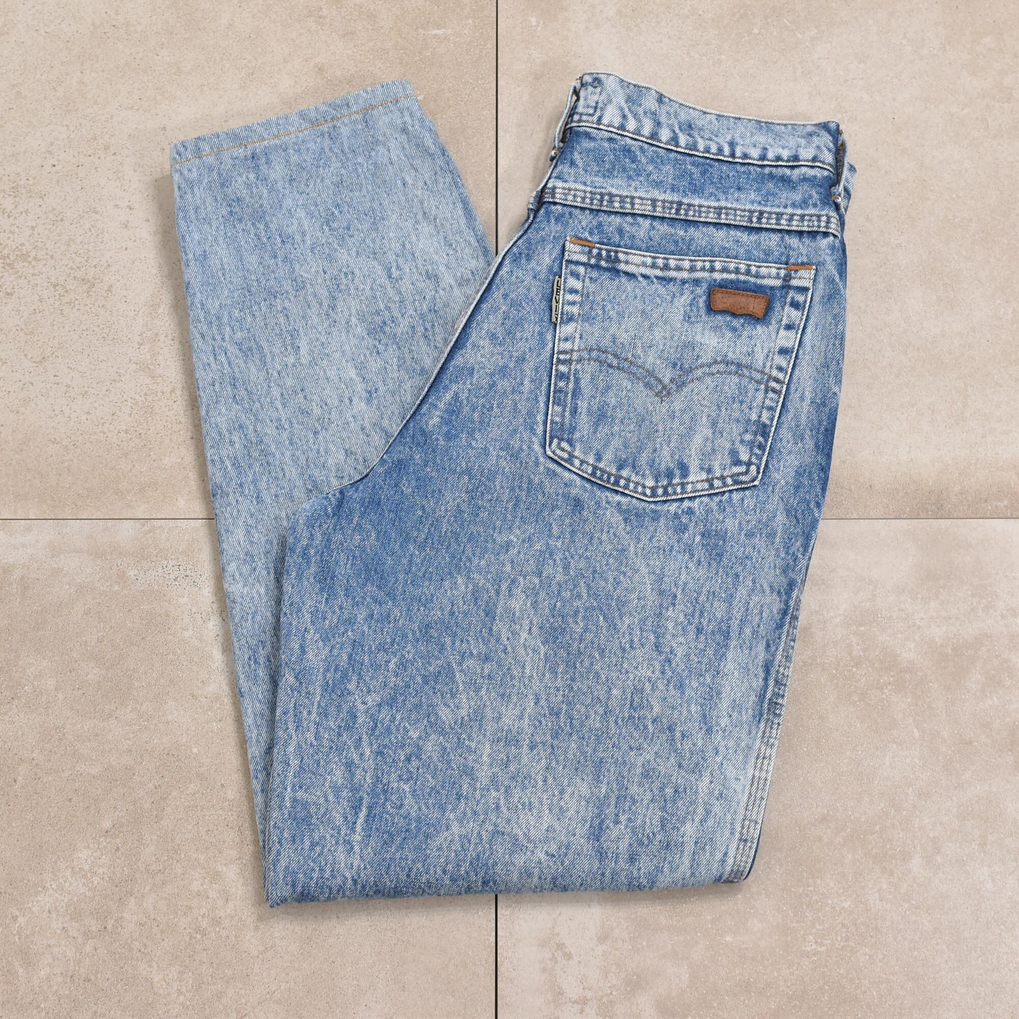 80s Levi's656 chemical wash denim pants